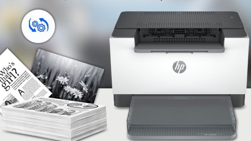 Máy in Laser trắng đen HP LaserJet M211d kích thước gọn, đơn giản