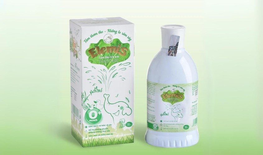 Nước tắm & gội 2in1 cho bé DK Pharma Elemis chiết xuất thảo dược 200 ml (mọi độ tuổi)