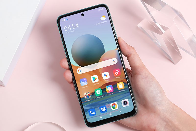 Xiaomi Redmi Note 10 có thiết kế thu hút