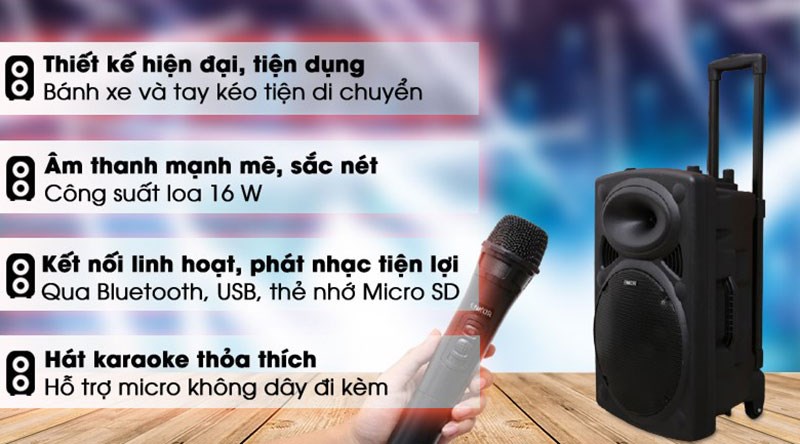 Thiết kế đơn giản màu đen trơn công suất 16 W