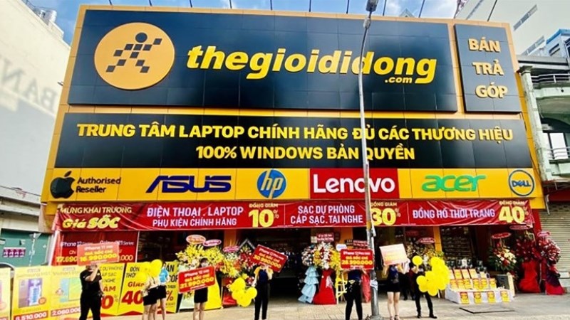 Thế Giới Di Động nơi b&aacute;n h&agrave;ng uy t&iacute;n