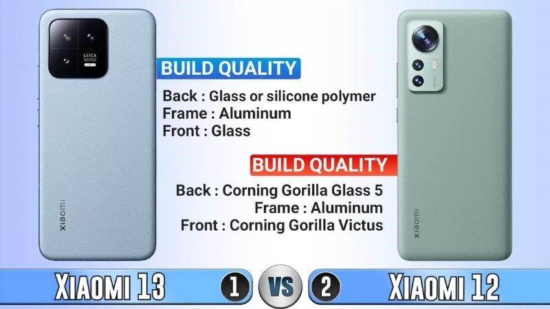 Gi&aacute; cả ch&ecirc;nh lệch giữa Xiaomi 12 5G v&agrave; Xiaomi 13
