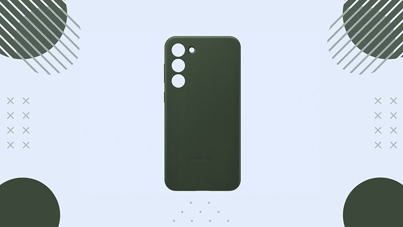 Ốp lưng Galaxy S23+ Da Samsung Chính hãng với thiết kế tối giản Ốp lưng Galaxy S23+ Da Samsung Chính hãng với thiết kế tối giản