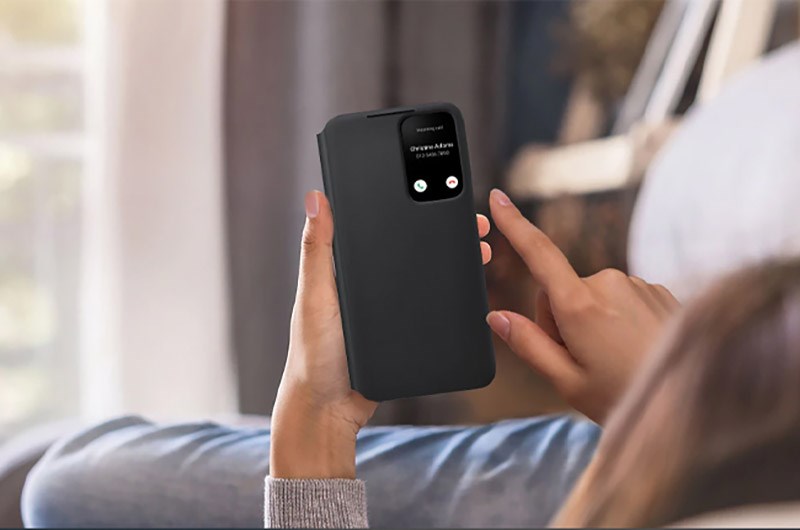 Bao da Galaxy S23 Ultra Samsung Smart View với nắp gập thiết kế độc đáo Bao da Galaxy S23 Ultra Samsung Smart View với nắp gập thiết kế độc đáo