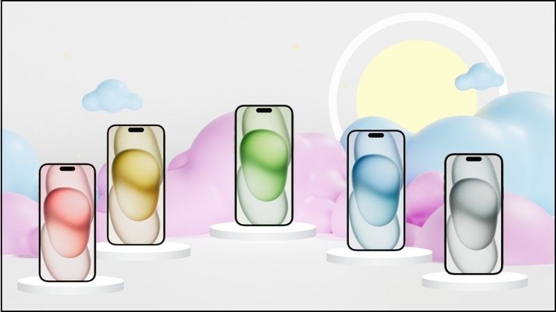 iPhone 15 v&agrave; 15 Plus sở hữu 5 m&agrave;u sắc mới trẻ trung, tươi tắn