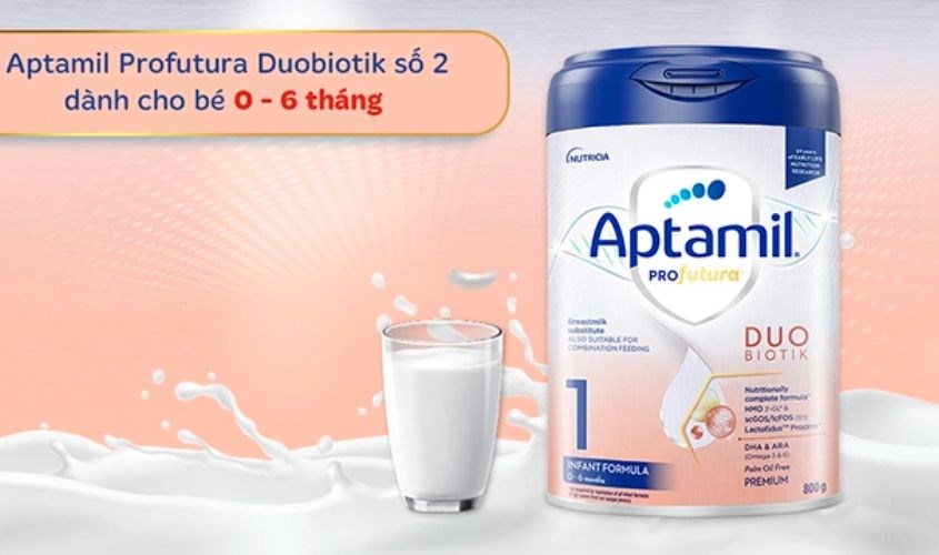 Sữa bột Aptamil Profutura Duobiotik số 1 800g (0 - 6 tháng)