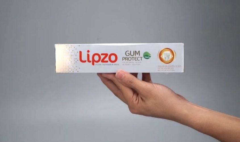 Kem đánh răng từ 6 tuổi Lipzo Herb Gum Protect hương thảo dược thơm mát 95g