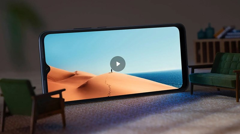 Thiết kế với notch giọt nước c&ugrave;ng k&iacute;ch thước đến 6.52 inch