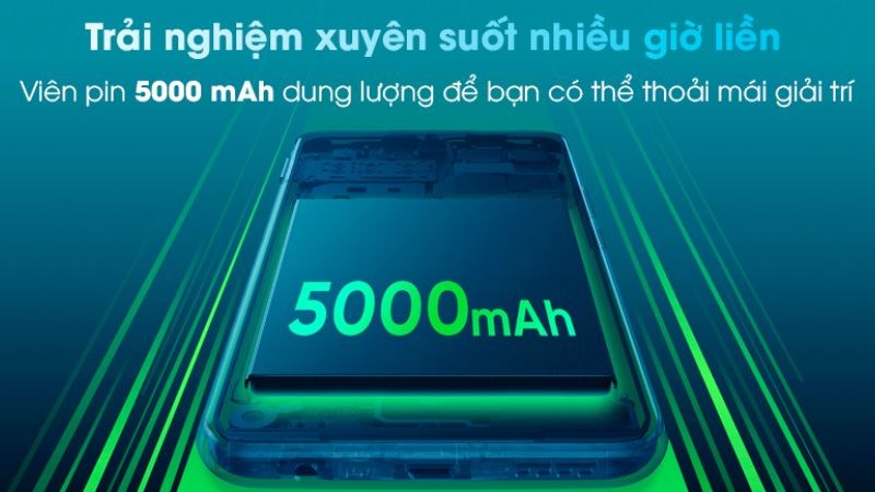 Dung lượng pin khủng cho ngày dài trải nghiệm Dung lượng pin khủng cho ngày dài trải nghiệm