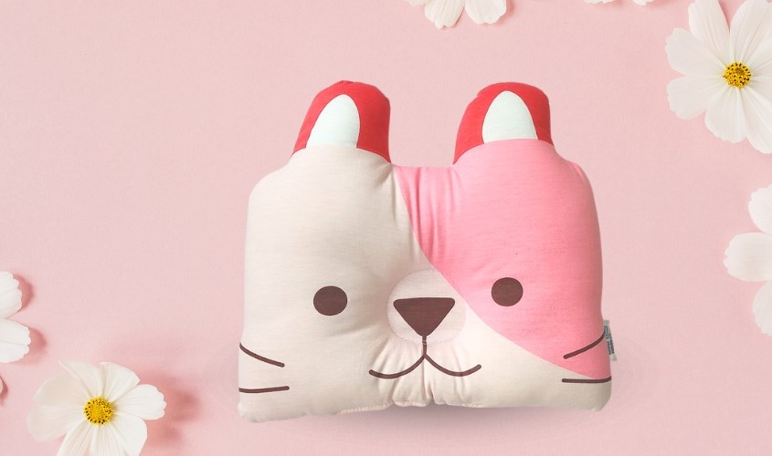 Gối vải Papa có thiết kế thông minh hỗ trợ nâng đỡ phần đầu của trẻ