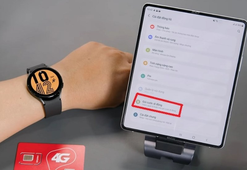 Cần đảm bảo Samsung Galaxy Watch 3 đã được kết nối với điện thoại hoặc máy tính bảng Cần đảm bảo Samsung Galaxy Watch 3 đã được kết nối với điện thoại hoặc máy tính bảng