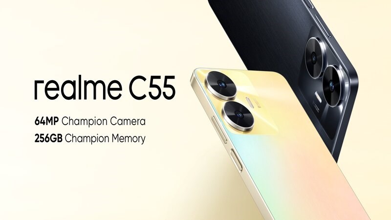 Realme C55 sẽ được n&acirc;ng cấp kh&aacute; nhiều về cả RAM v&agrave; ROM