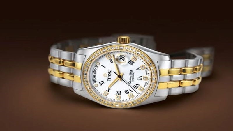 Đồng hồ Titoni mang phong c&aacute;ch sang trọng, cổ điển