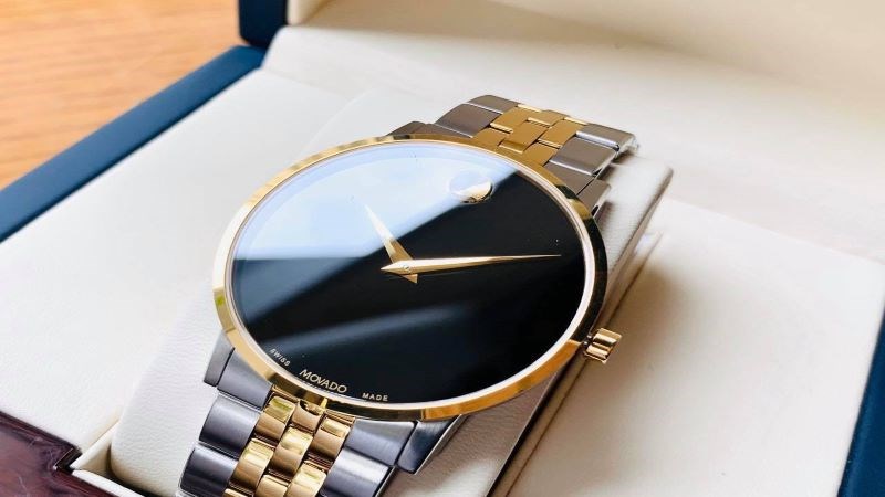 Đồng hồ Movado c&oacute; thiết kế pha trộn giữa cổ điển v&agrave; hiện đại