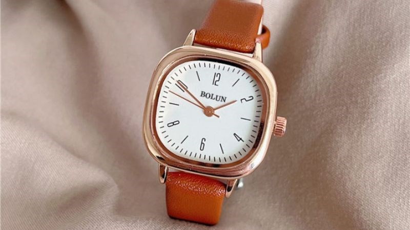 Đồng hồ Bolun nữ mặt vu&ocirc;ng