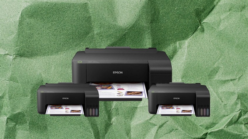 Máy in Epson được thiết kế các góc cạnh vuông vắn tinh tế Máy in Epson được thiết kế các góc cạnh vuông vắn tinh tế