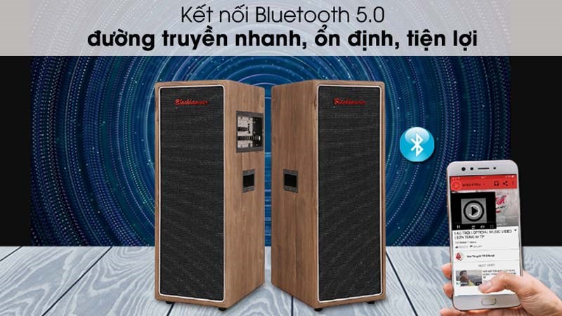 Hỗ trợ kết nối Bluetooth 5.0