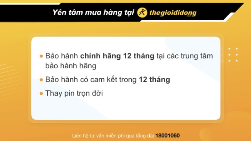 Ch&iacute;nh s&aacute;ch bảo h&agrave;nh đồng hồ tại Thế Giới Di Động
