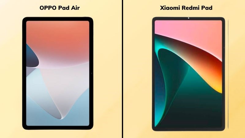 Cả hai đều sử dụng công nghệ màn hình IPS LCD