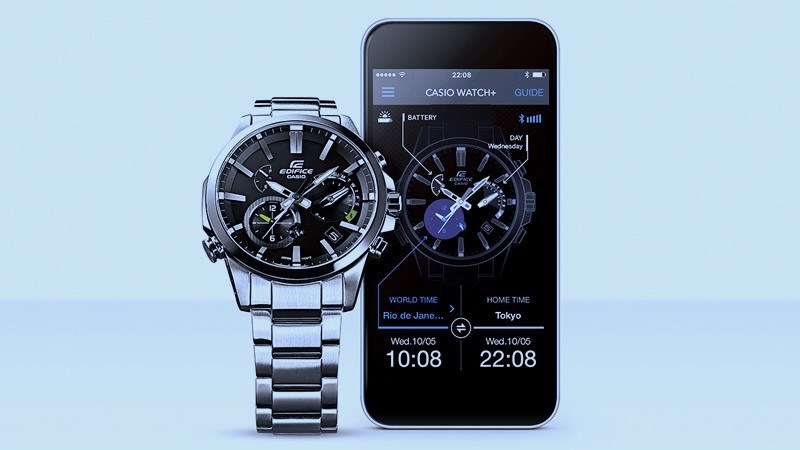 Cách sử dụng tính năng Bluetooth tr&ecirc;n đ&ocirc;̀ng h&ocirc;̀ Casio Edifice 100M