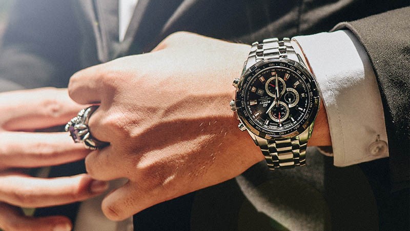 Đồng hồ EDIFICE CASIO 45 mm Nam EF-539D-1AVUDF 