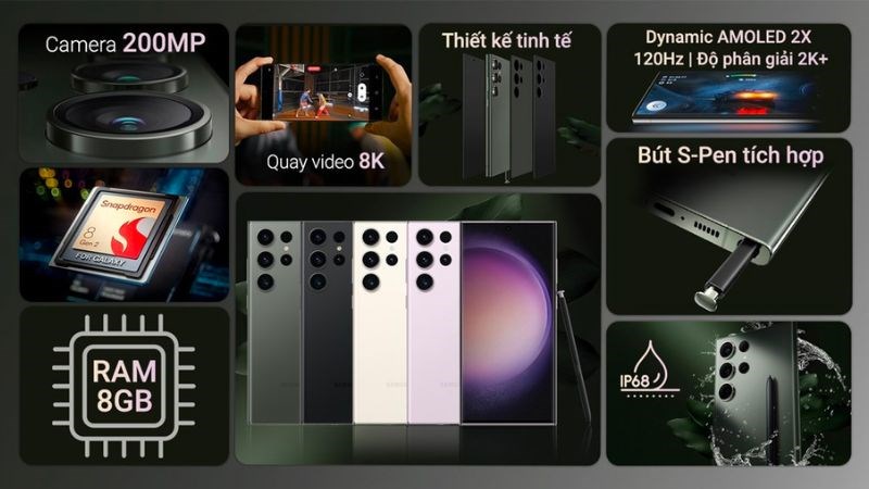 Samsung Galaxy S23 Ultra sở hữu nhiều cải tiến Samsung Galaxy S23 Ultra sở hữu nhiều cải tiến