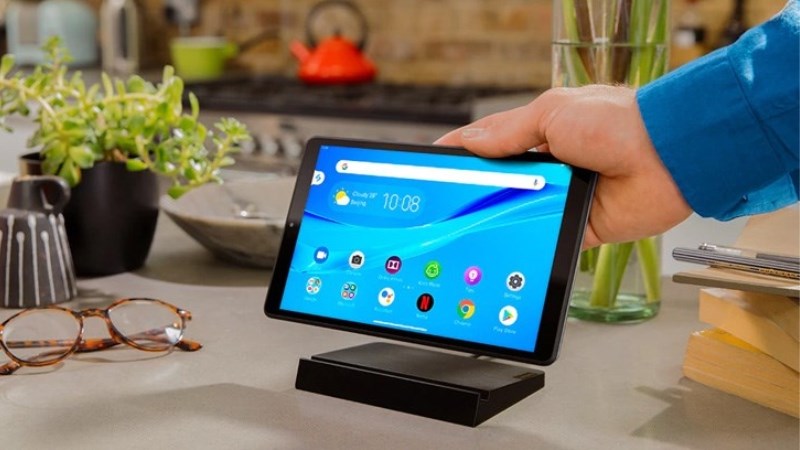 Thời gian sạc cũng như dung lượng pin của Lenovo Tab M9 được tối ưu