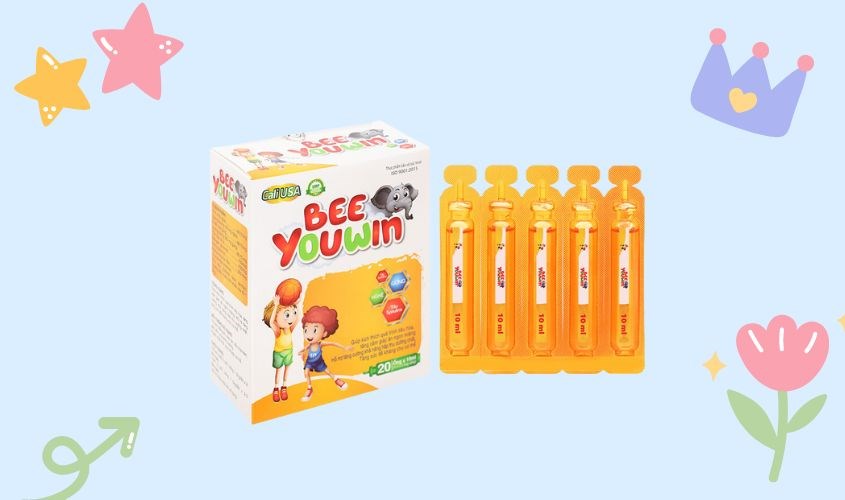 Siro Cali USA Bee Youwin giúp ăn ngon miệng, hỗ trợ tiêu hóa