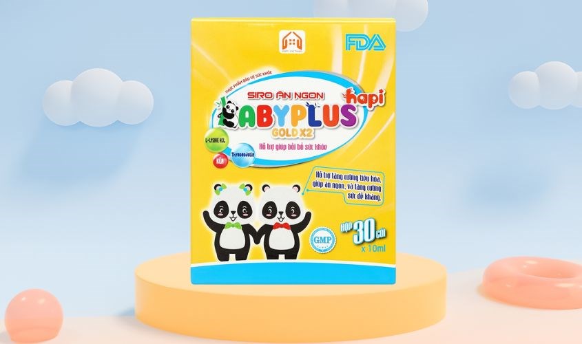 Siro Hapi VietNam Baby Plus giúp ăn ngon, bồi bổ sức khỏe 30 gói (từ 6 tháng)