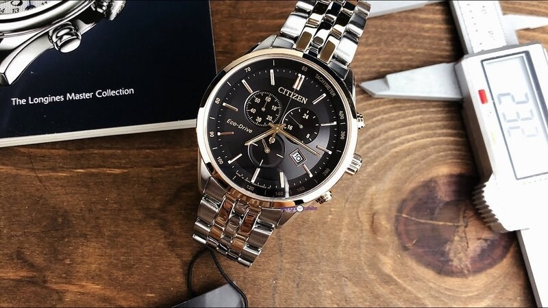 Citizen Chronograph nổi bật với vẻ ngoài sáng bóng từ Stainless Steel