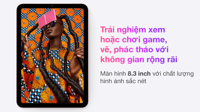 Kích thước tràn viền trên iPad mini 6 Kích thước tràn viền trên iPad mini 6