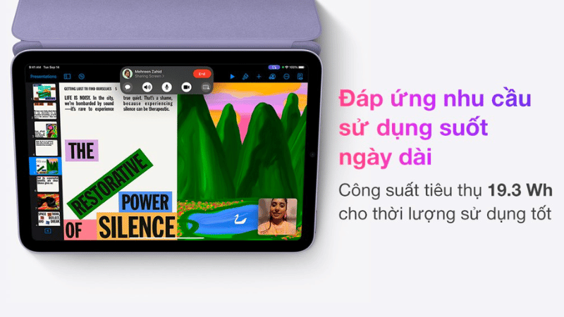 Dung lượng pin lớn giúp bạn yên tâm sử dụng cả ngày Dung lượng pin lớn giúp bạn yên tâm sử dụng cả ngày