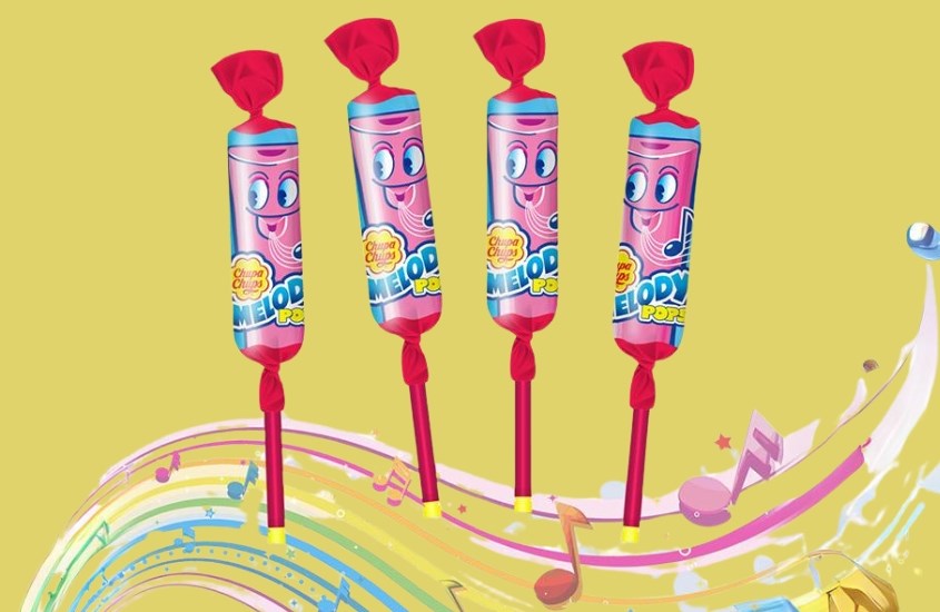 Kẹo mút Chupa Chups hương dâu vỉ 60g