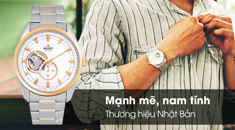 Đồng hồ Orient thuộc loại cơ tự động, bền bỉ Đồng hồ Orient thuộc loại cơ tự động, bền bỉ