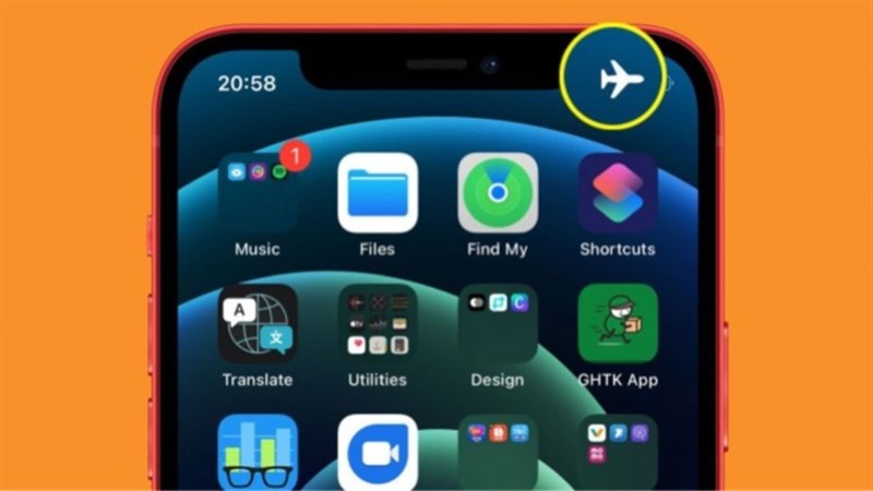 Chế độ máy bay gây mất sóng Chế độ máy bay gây mất sóng