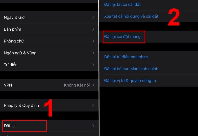 Cài đặt lại dịch vụ mạng để khắc phục tình trạng mất sóng Cài đặt lại dịch vụ mạng để khắc phục tình trạng mất sóng