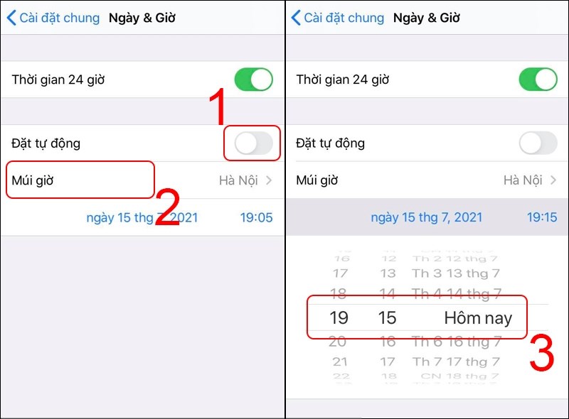 Chỉnh đúng múi giờ để iPhone bắt sóng Chỉnh đúng múi giờ để iPhone bắt sóng
