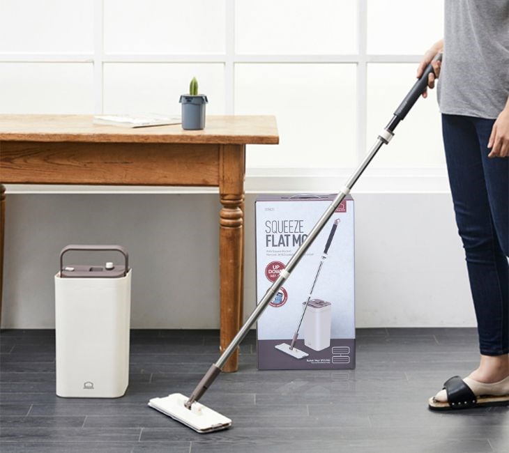 Cây lau nhà Lock&Lock được thiết kế chắc chắn, cho thời gian sử dụng lâu dài
