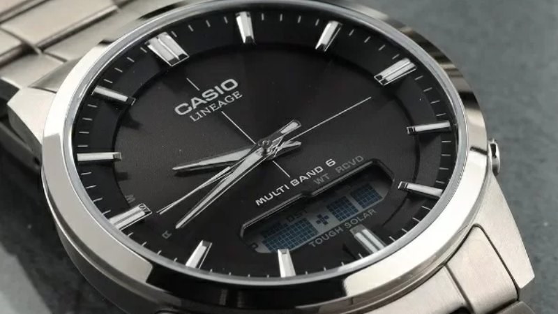 Casio Lineage Multiband 6 có thể nhận tín hiệu từ 6 trạm sóng radio trên thế giới