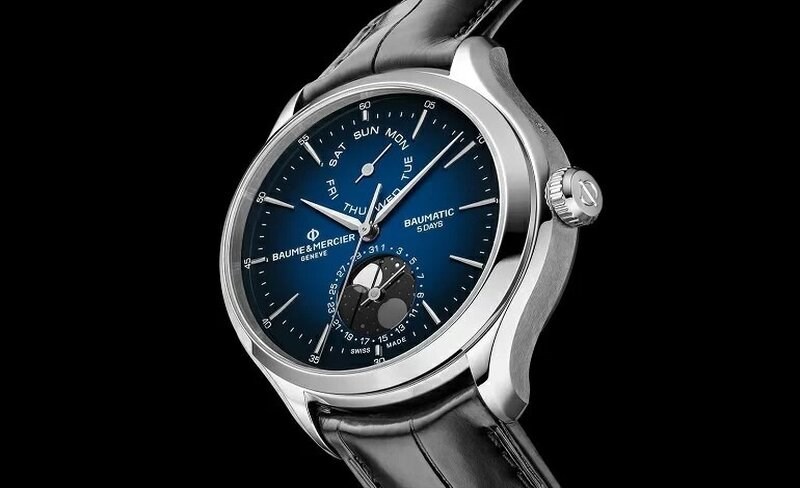 Thiết kế mặt số đẹp mắt của Baume & Mercier Clifton Thiết kế mặt số đẹp mắt của Baume & Mercier Clifton