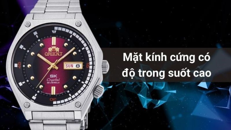 Đồng hồ ORIENT SK 42 mm Nam RA-AA0B02R19B với mặt kính có độ trong suốt cao Đồng hồ ORIENT SK 42 mm Nam RA-AA0B02R19B với mặt kính có độ trong suốt cao