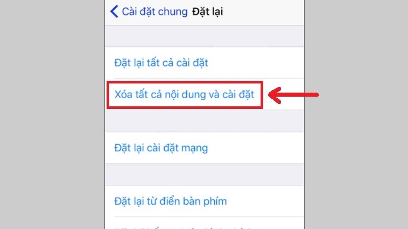 iPhone của bạn sẽ được đặt lại và khắc phục lỗi loa bị nhỏ