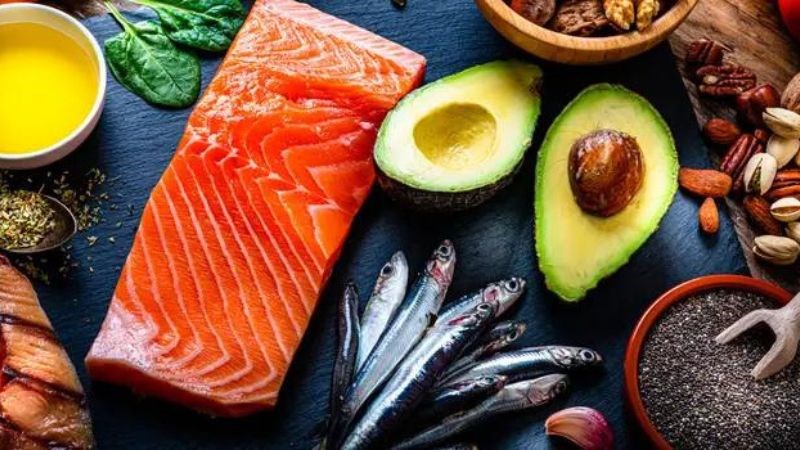 Thực phẩm chứa acid béo omega 3 có tính kháng viêm và giúp tăng tổng hợp collagen Thực phẩm chứa acid béo omega 3 có tính kháng viêm và giúp tăng tổng hợp collagen