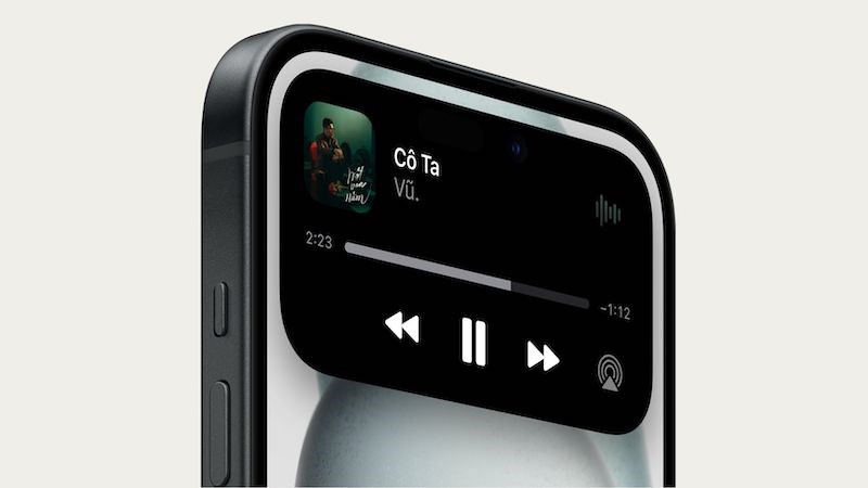 Dynamic Island nay đ&atilde; c&oacute; mặt tr&ecirc;n phi&ecirc;n bản Plus