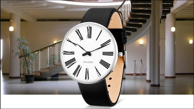 Đồng hồ Arne Jacobsen mang phong c&aacute;ch đơn giản v&agrave; thanh lịch