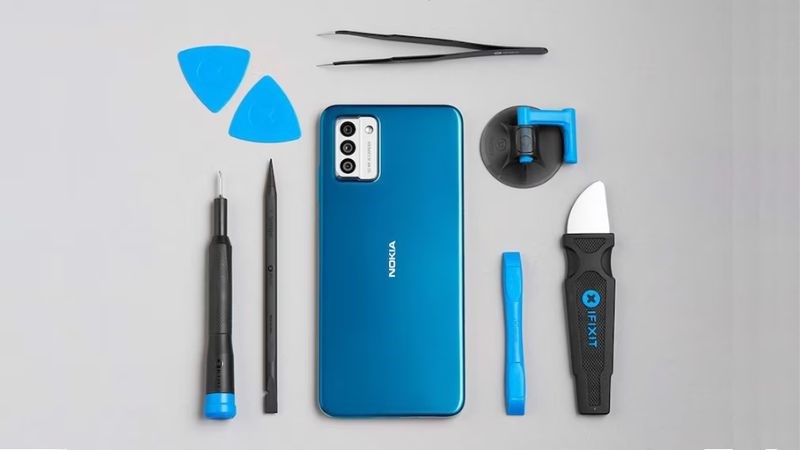 Nokia G22 n&ocirc;̉i b&acirc;̣t với khả năng cho phép người dùng tự sửa chữa