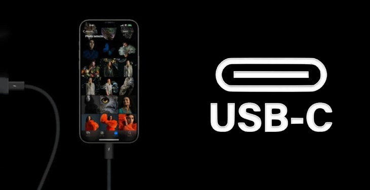 Cổng USB-C mang tới tốc độ truyền dữ liệu đáng kinh ngạc cho iPhone với thiết bị khác