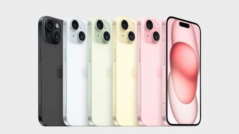 Thiết kế iPhone 15 với 5 phi&ecirc;n bản m&agrave;u sắc trẻ trung, năng động 