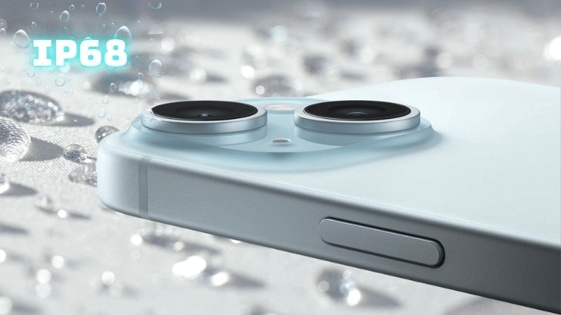iPhone 15 được trang bị khả năng chống nước IP68