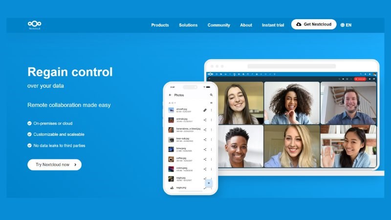 Nextcloud hỗ trợ người d&ugrave;ng chia sẻ, chỉnh sửa, l&agrave;m việc c&ugrave;ng nhau linh hoạt